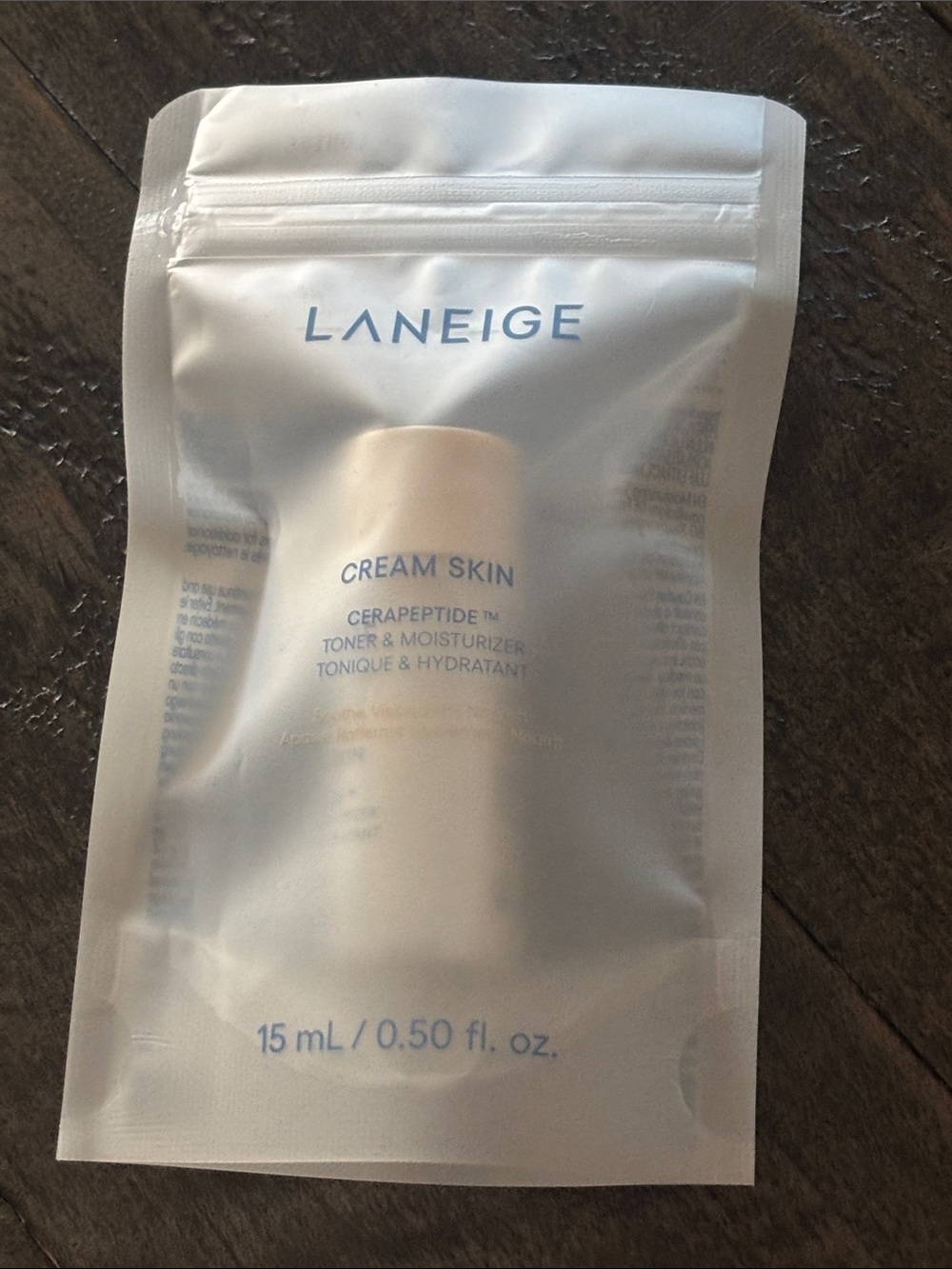 LANEIGE CREAM SKIN CERAPEPTIDE TONER AND CREAMER 15 ML NEW/UNOPENED BUNDLE2SAVE